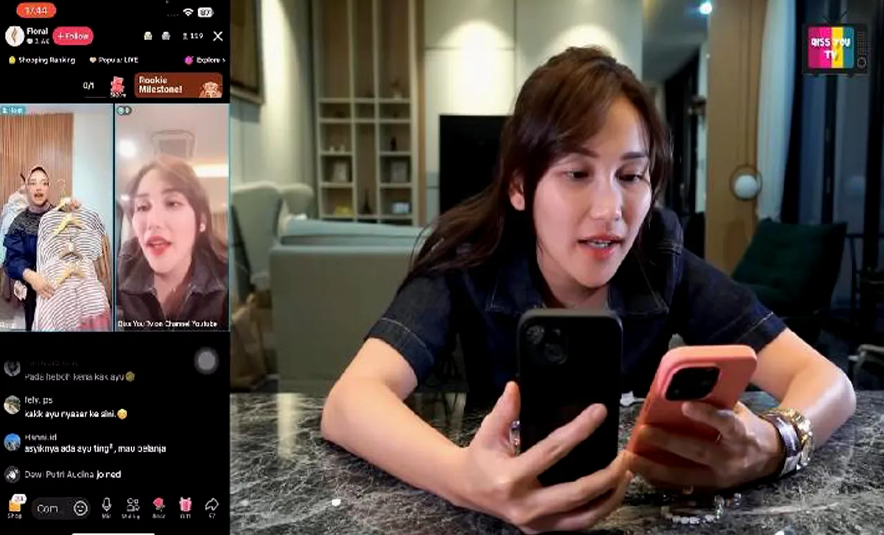 Ayu Ting Ting Panen Pujian karena Bantu UMKM di Live TikTok